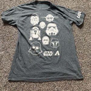Star Wars Gray no size tag maybe medium T-Shirt